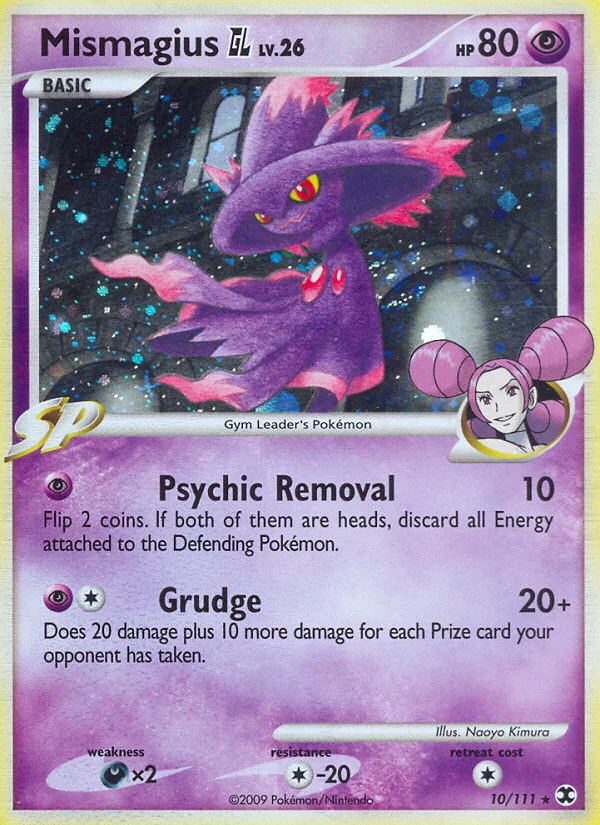 Mismagius GL Pokemon card