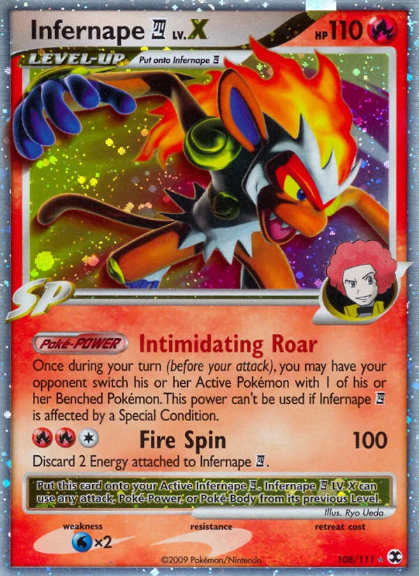 Infernape E4 LV.X Pokemon card