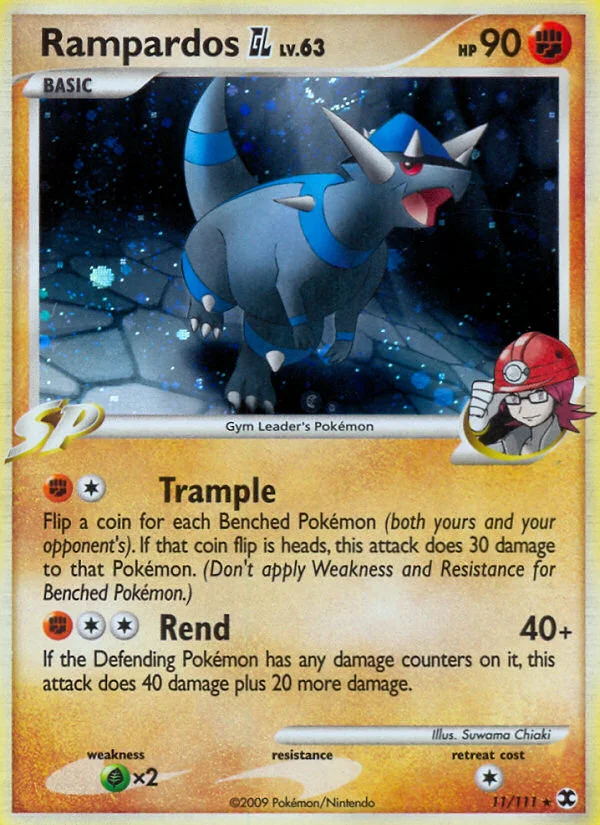 Rampardos GL Pokemon card