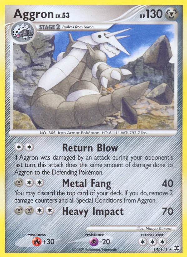 Aggron Pokemon card