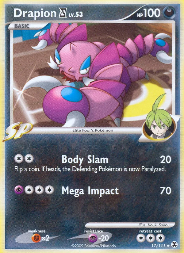 Drapion E4 Pokemon card
