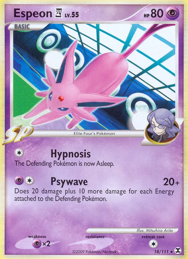 Espeon E4 Pokemon card