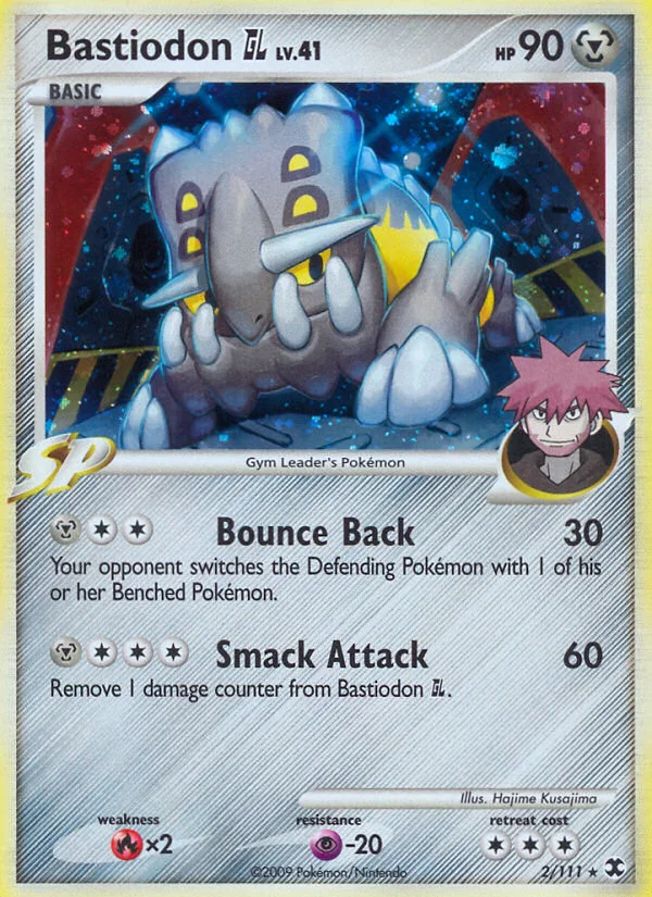 Bastiodon GL Pokemon card