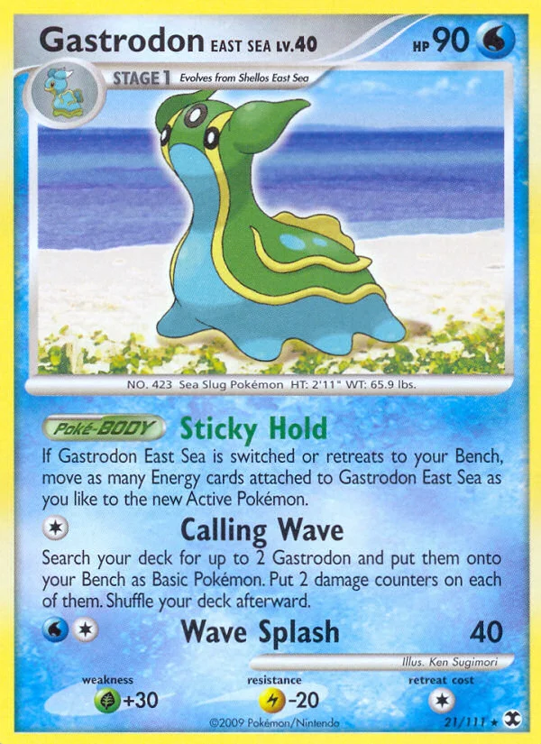 Gastrodon East Sea Pokemon card