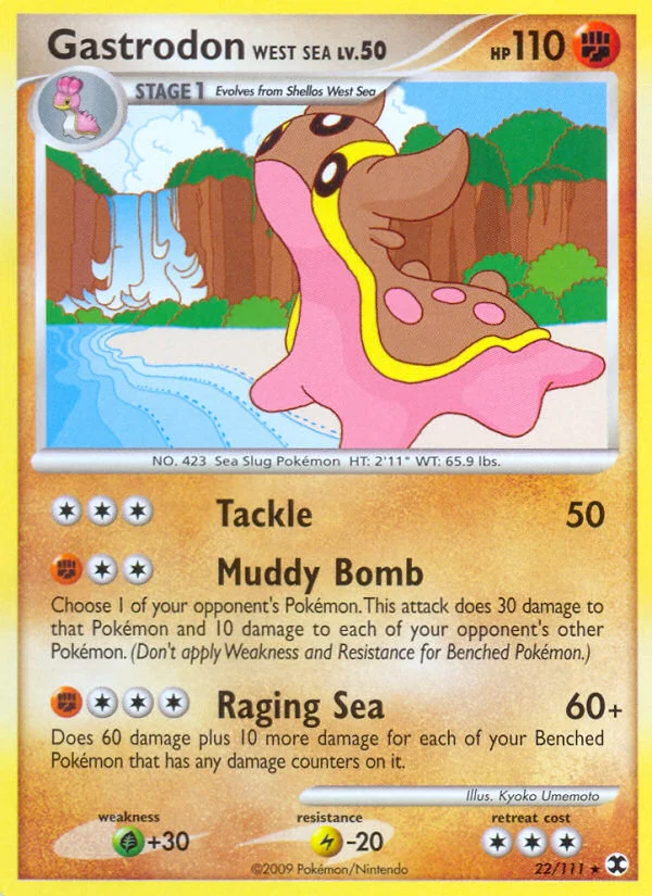 Gastrodon West Sea Pokemon card