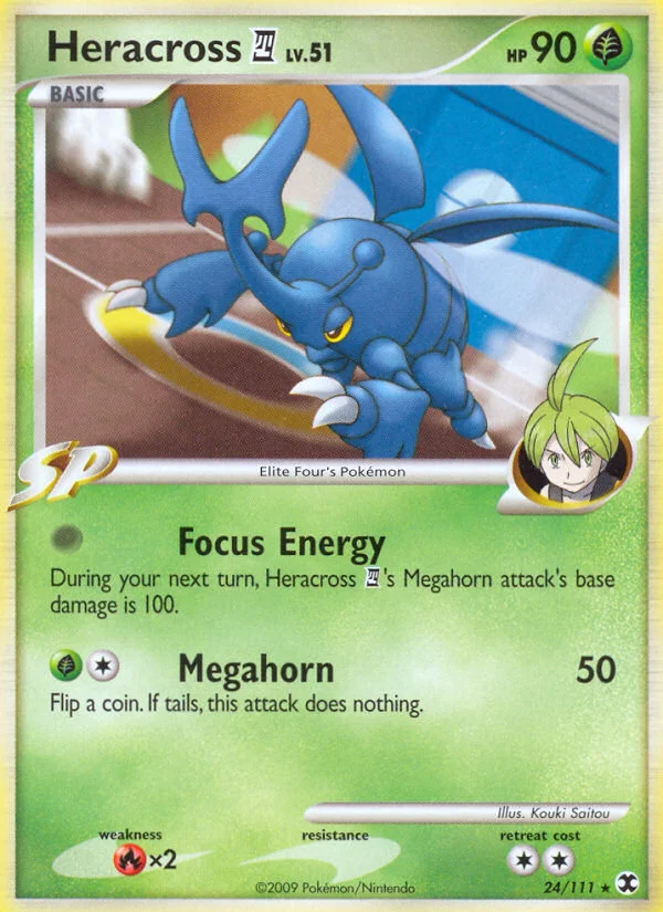 Heracross E4 Pokemon card