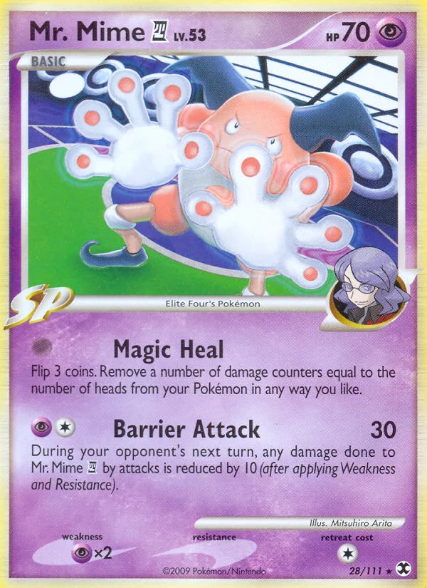 Mr. Mime E4 Pokemon card