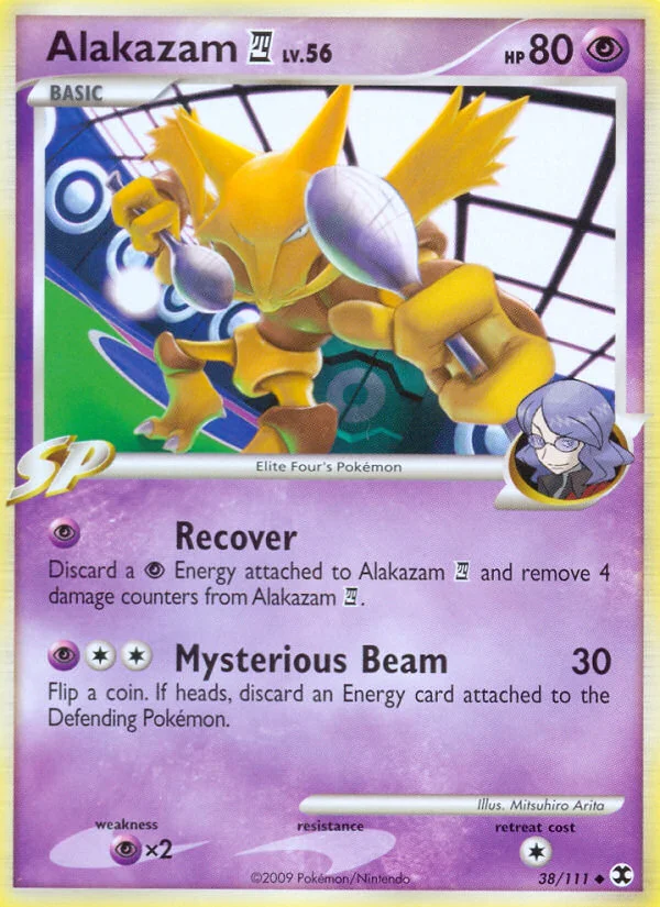 Alakazam E4 Pokemon card