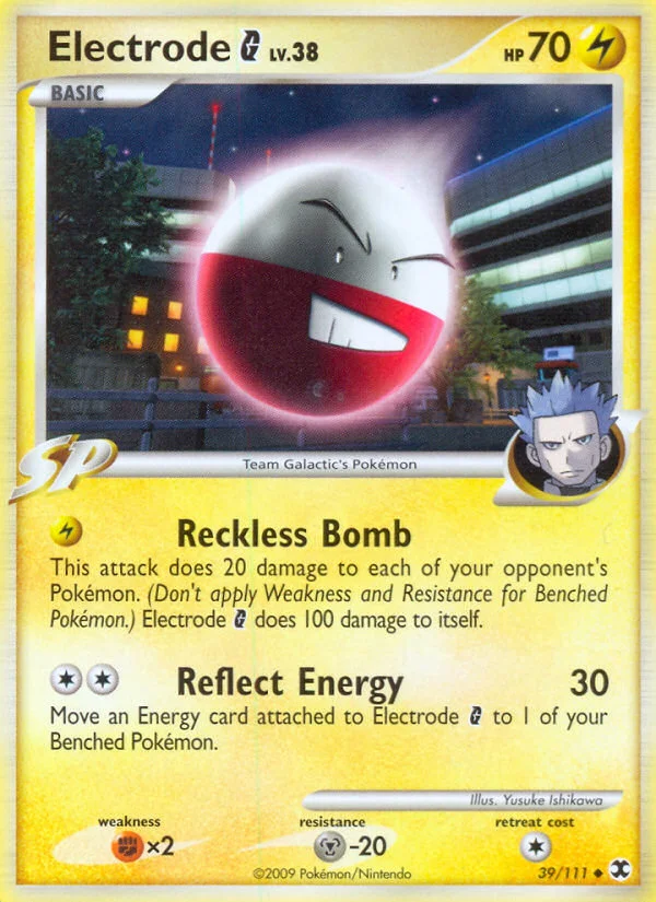 Electrode G Pokemon card