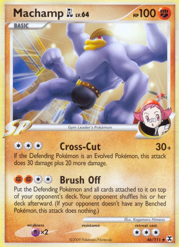 Machamp GL Pokemon card