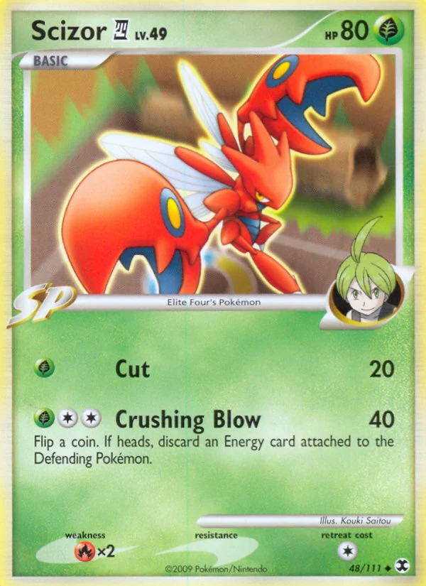 Scizor E4 Pokemon card