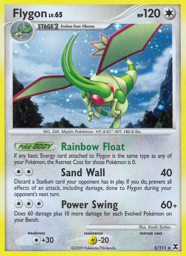 Flygon Pokemon card
