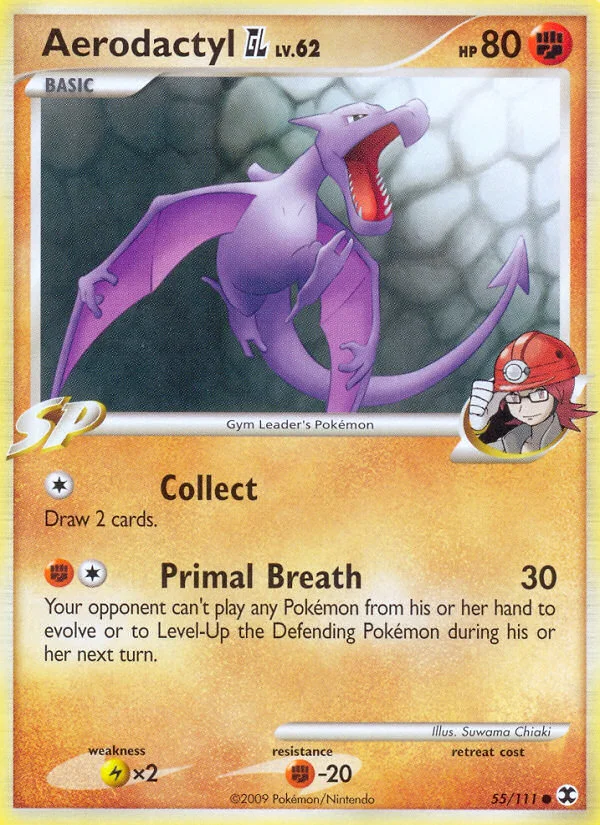 Aerodactyl GL Pokemon card