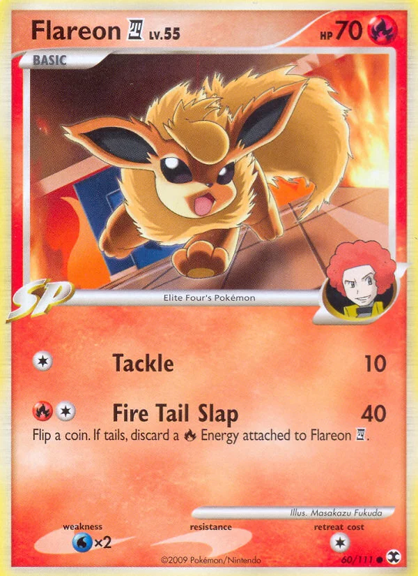 Flareon E4 Pokemon card