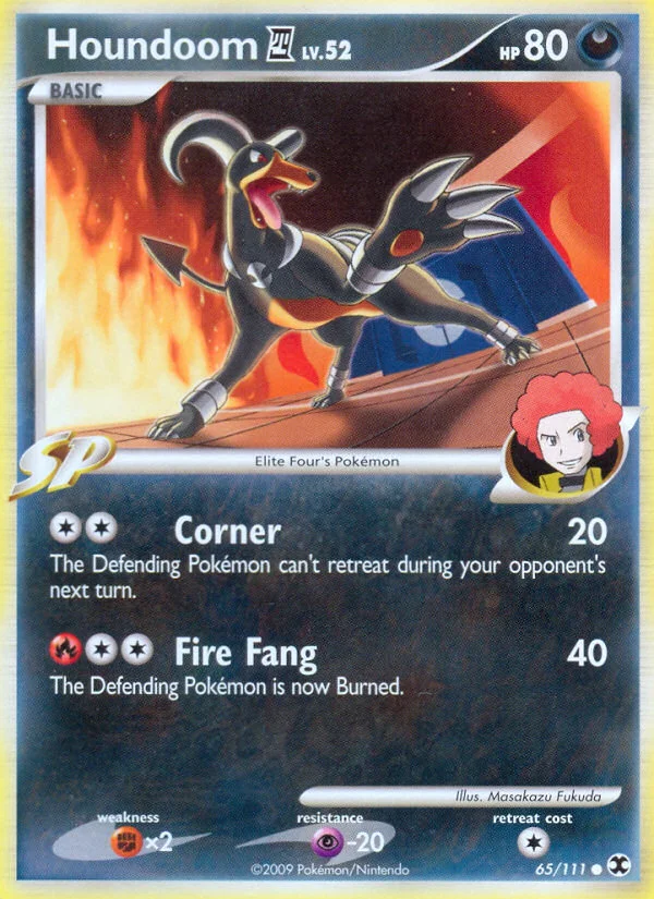 Houndoom E4 Pokemon card