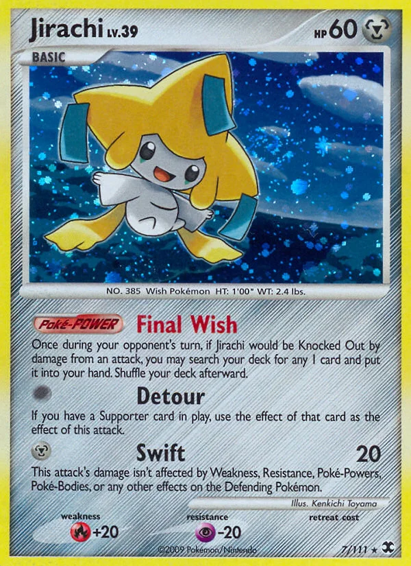 Jirachi Pokemon card