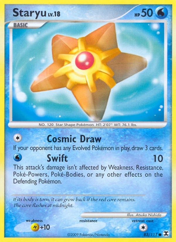 Staryu Pokemon card