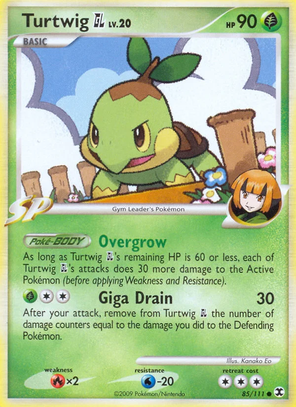 Turtwig GL Pokemon card