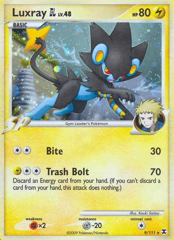 Luxray GL Pokemon card