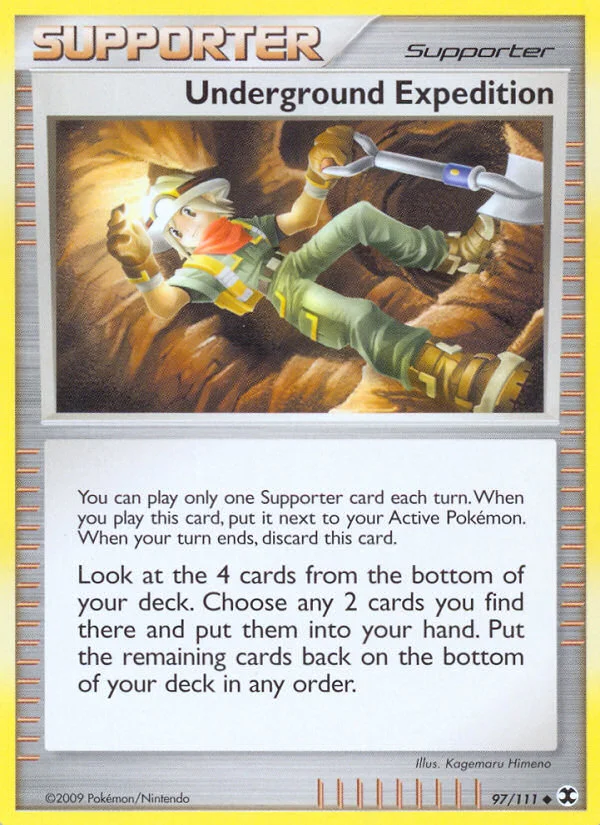 Underground Expedition Pokemon card
