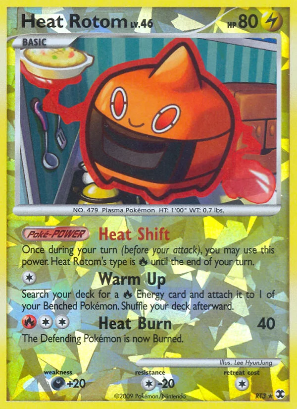 Heat Rotom Pokemon card