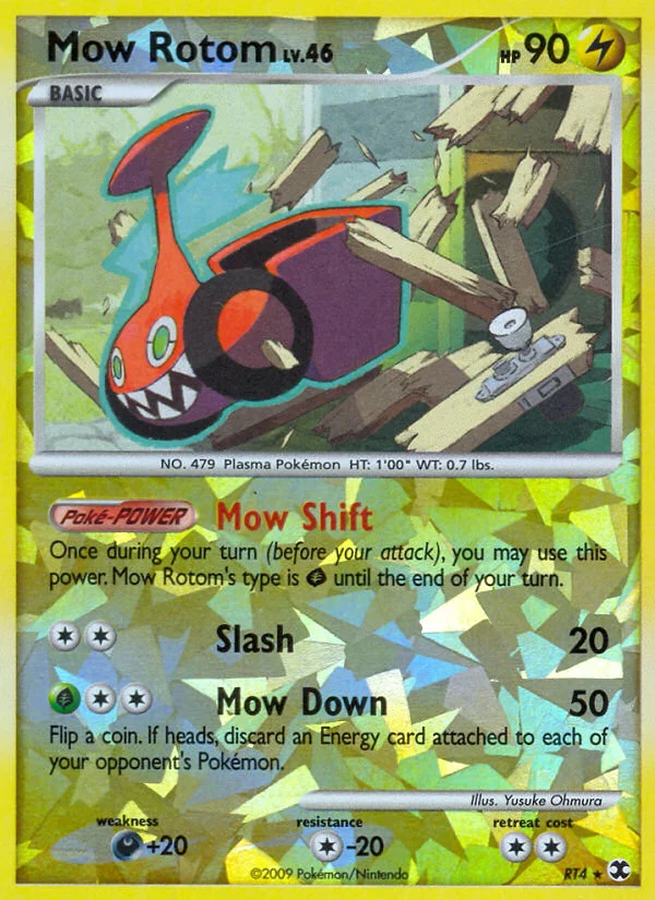 Mow Rotom Pokemon card
