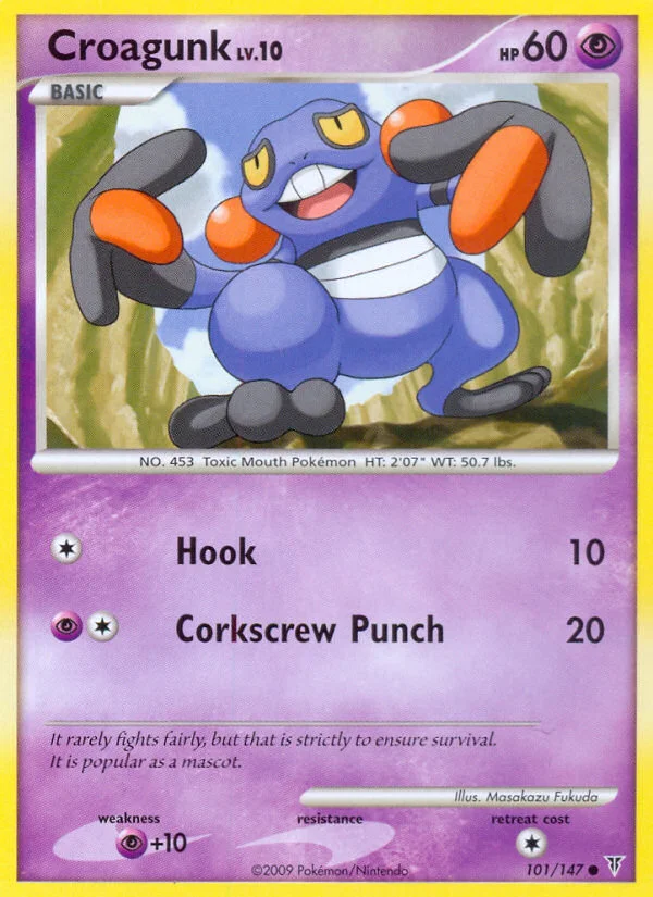 Croagunk Pokemon card