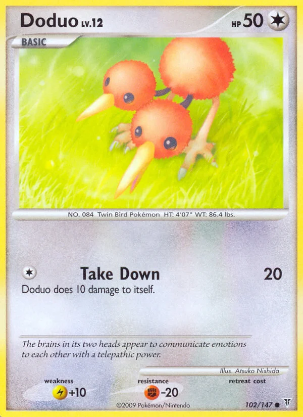Doduo Pokemon card