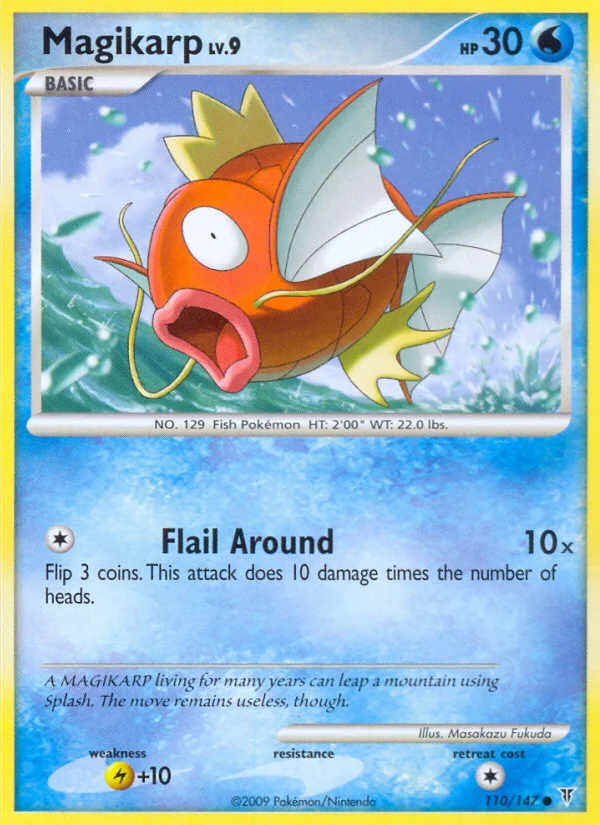 Magikarp Pokemon card