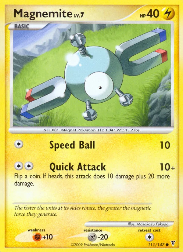 Magnemite Pokemon card