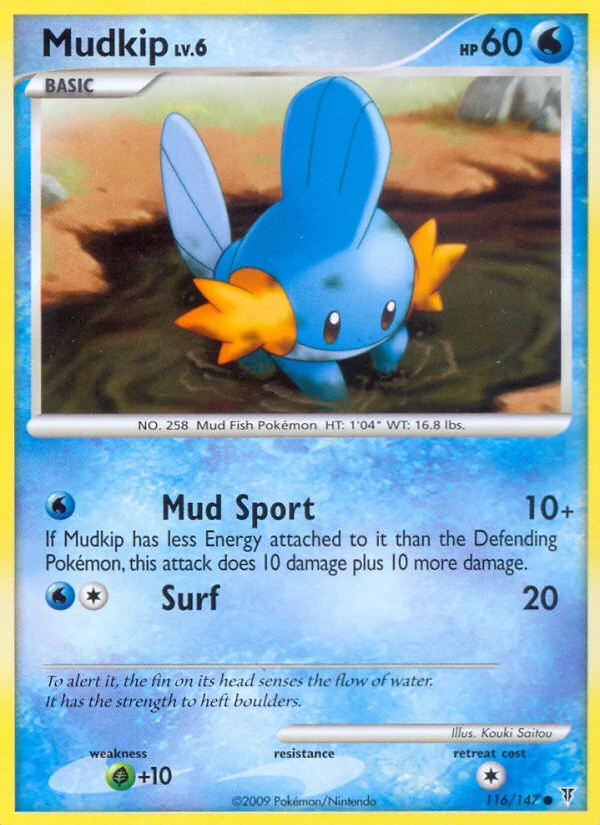 Mudkip Pokemon card