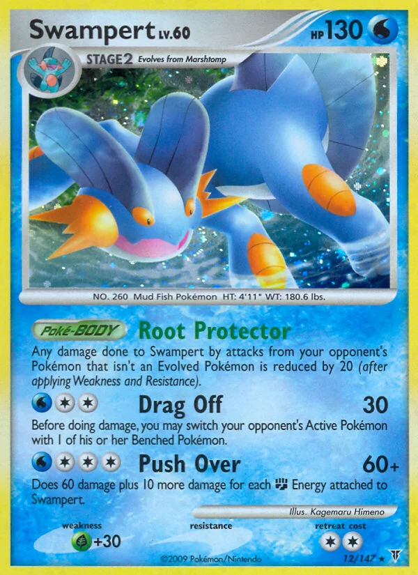 Swampert Pokemon card