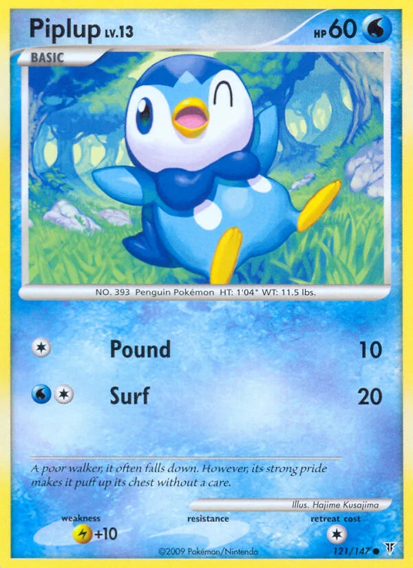 Piplup Pokemon card