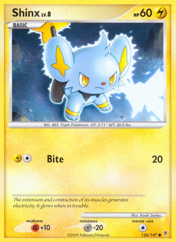 Shinx Pokemon card