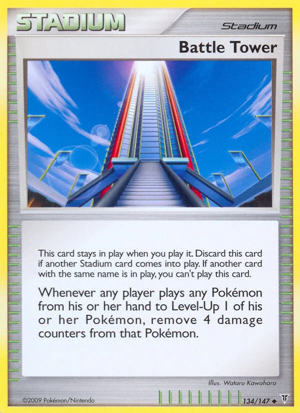 Battle Tower Pokemon card