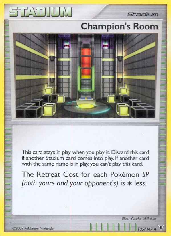 Champion's Room Pokemon card