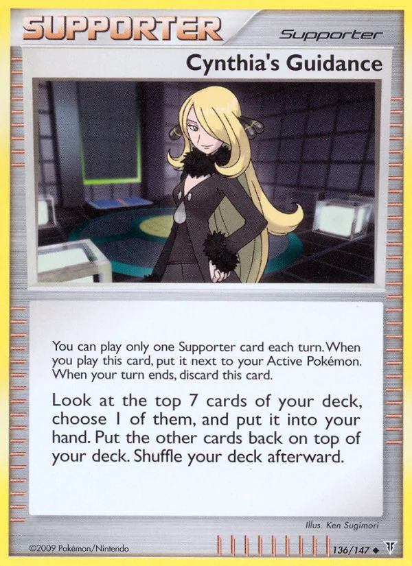 Cynthia's Guidance Pokemon card