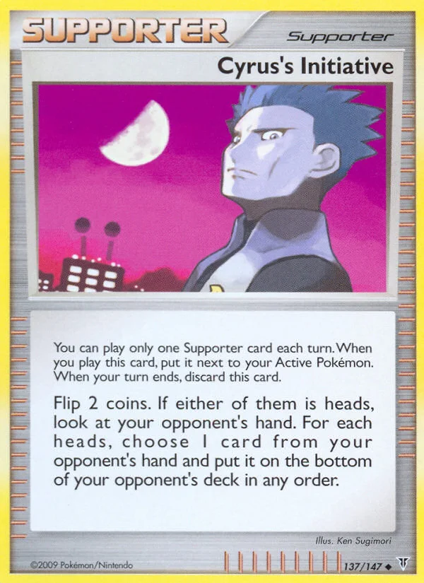 Cyrus's Initiative Pokemon card