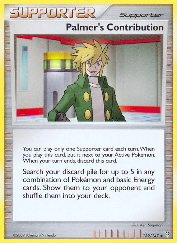 Palmer's Contribution Pokemon card