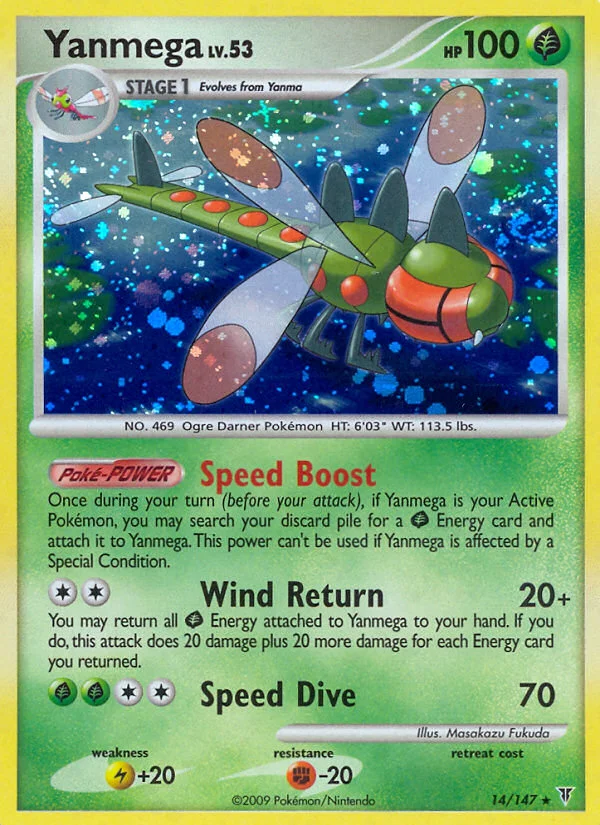 Yanmega Pokemon card