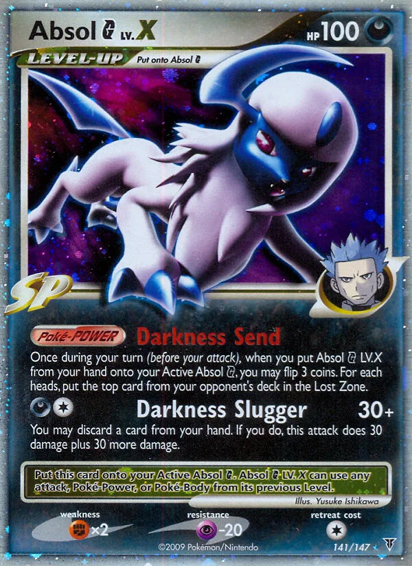 Absol G LV.X Pokemon card