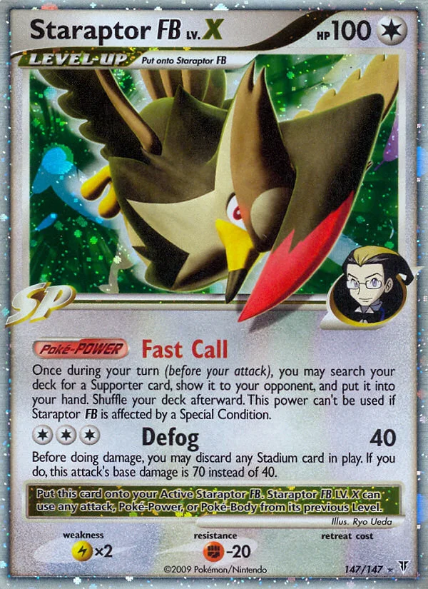 Staraptor FB LV.X Pokemon card