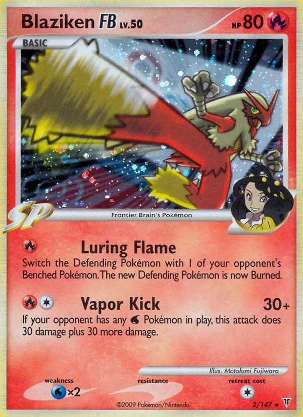 Blaziken FB Pokemon card