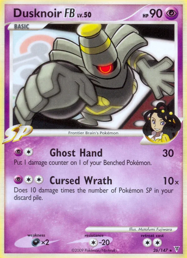 Dusknoir FB Pokemon card