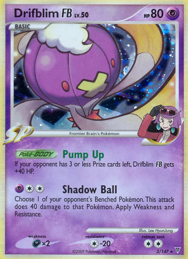 Drifblim FB Pokemon card