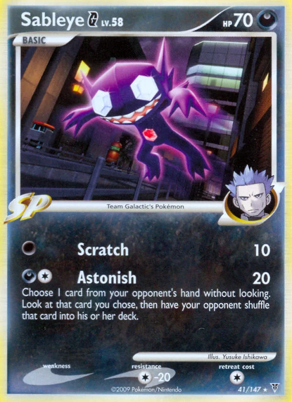 Sableye G Pokemon card