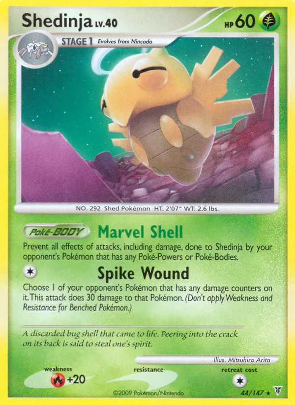 Shedinja Pokemon card