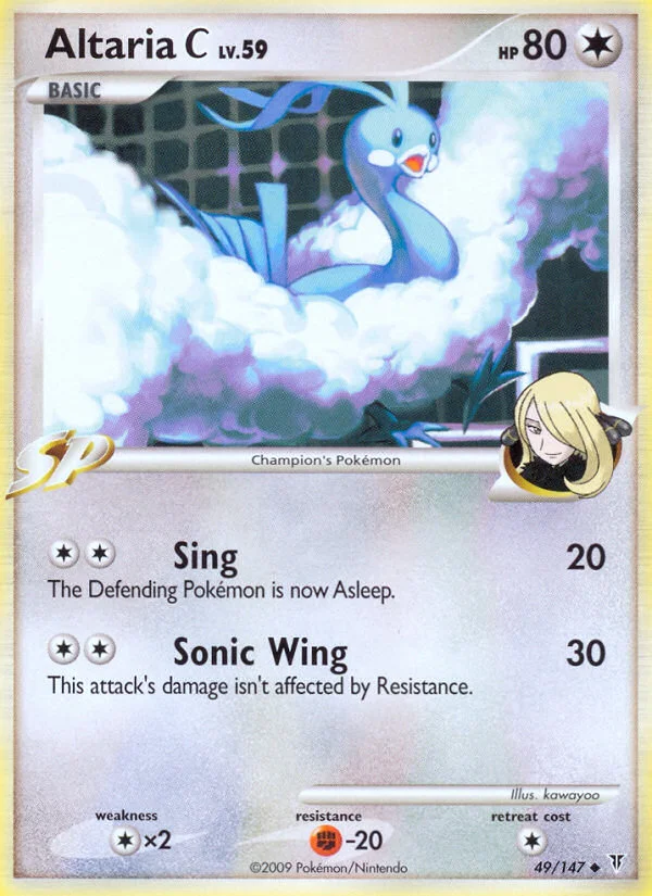 Altaria C Pokemon card