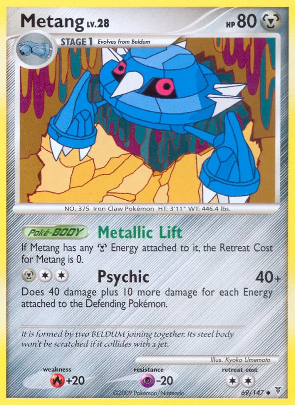 Metang Pokemon card