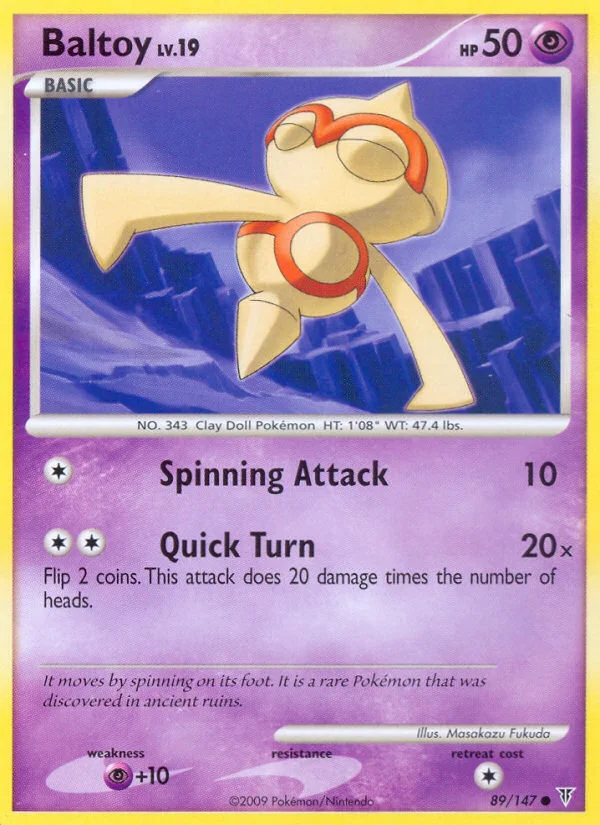 Baltoy Pokemon card